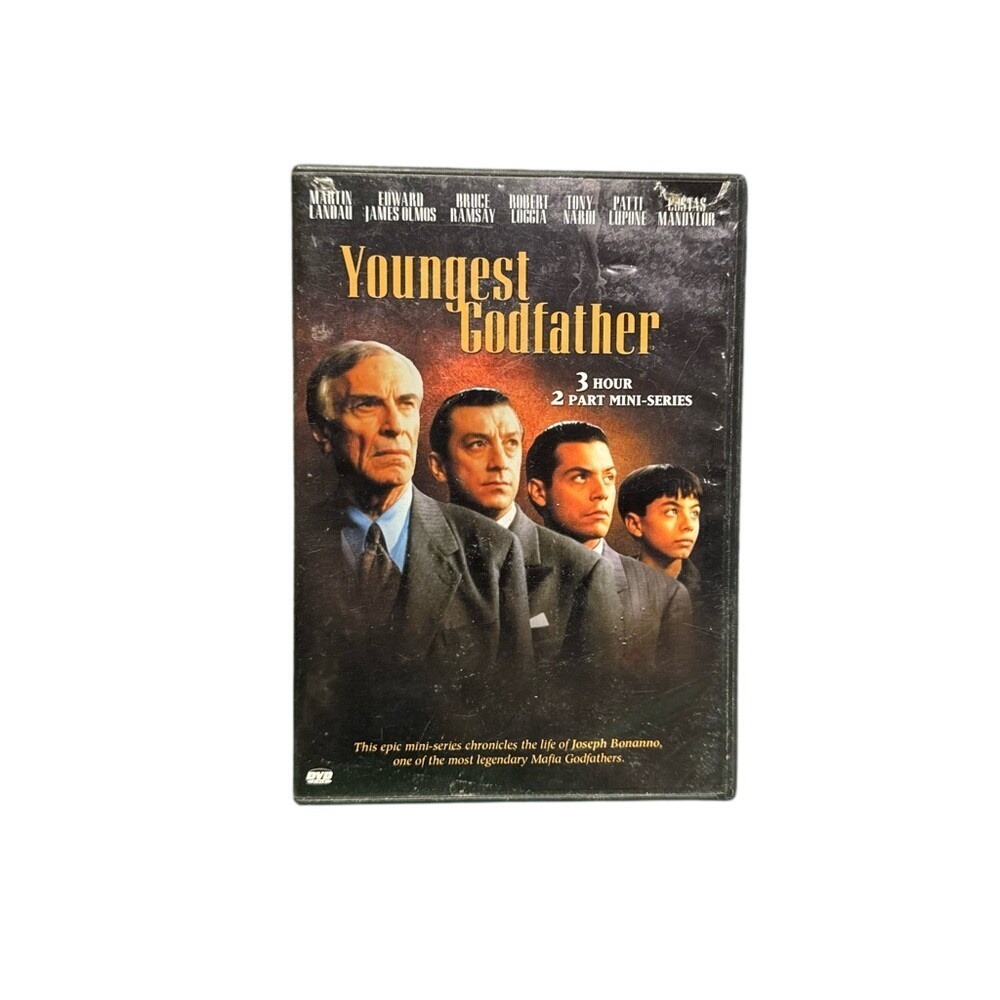 Youngest Godfather Bonanno A Godfathers Story DVD 1999 Mini-Series Martin Landau